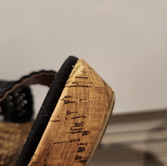 Jellypop Black & Tan Wedge Sandals - Picture 5 of 5